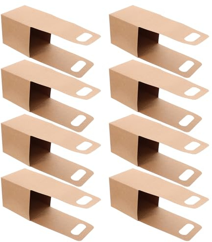 VILLFUL 30 Posavasos De Papel Kraft Con Forma De Mano Portavasos Para Café Bandeja Portátil Para Té Con Leche Bandeja Portabebidas Portavasos De Papel Kraft Color Marrón Reutilizable