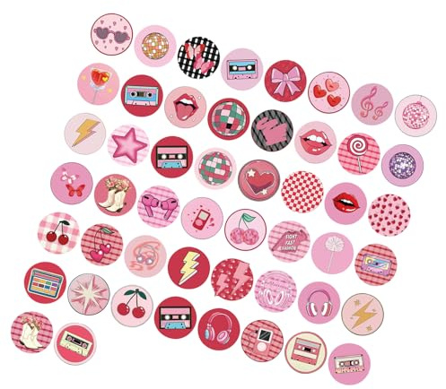 VlHpnpe Cartoon Cherries Stickers 50PCS Reusable Decals For Journals Electronics Cases Room Decor Projects Cherries Sticker Art