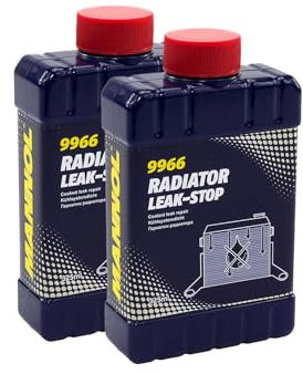 MANNOL Radiator Leak-Stop Frostschutzadditiv Kühlerdicht 2 Stück á 325 ml