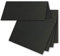 FarbenFroh by GUSTAV NEUSER 75x Tischkarten in Schwarz - 4,5 x 10 cm - 240 g/m² - blanko Doppel-Karten mit stabilem Stand - ideal als Platzkärtchen und Namenskärtchen