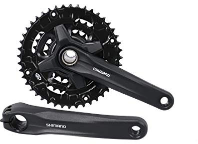 SHIMANO Bielas 9v. Platos para Bicicletas, Adultos Unisex, Multicolor, Talla única