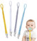Ciuccio Clip Baby Catena per Ciuccio in Cotone per Bambini Infantile Triangolo Baby Sciarpa Sucker 4 Pezzi #8