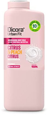 Dicora Urban Fit Body Milk Vitamina C Cítricos y Melocotón 400 ml