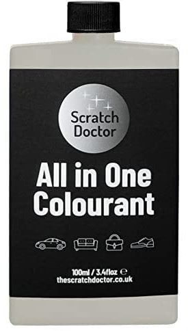 Scratch Doctor All in One Leather Colourant Self Seal Leather Dye Repair Paint for Furniture, Sofas, Car Seats (Ivory, 100ml)