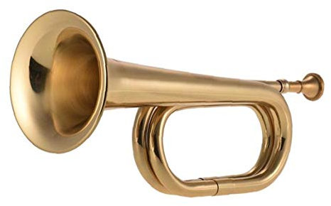 1pc B Flat Bugle Call Trompete Messing Kavallerie Horn Für School Band Kavallerie Orchestra