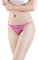 HTRUIYATY Perizoma Donna Fodera in Cotone Thong Regolabile Pizzo Bikini Lingerie Rosa Rossa