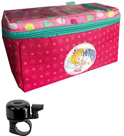 Prinzessin Lillifee Lenkertasche Kinderfahrrad - Fahrradtasche Tasche inkl. 1 x Fahrradklingel