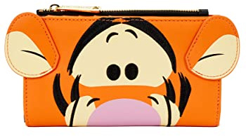 Loungefly Portefeuille à rabat Winnie l'ourson Tigrou Orange/noir