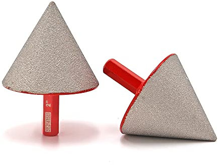 DT-DIATOOL Diamant-Fasenfräser 50mm Stuck zum Ausbessern und Reparieren von Löchern in Fliesen, Marmor und Granit