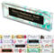 Personalised Name Plate Custom Desk Acrylic Nameplate Customised Photo Logo Plaque Glass Block Home Office Decor Gifts for Teacher Women