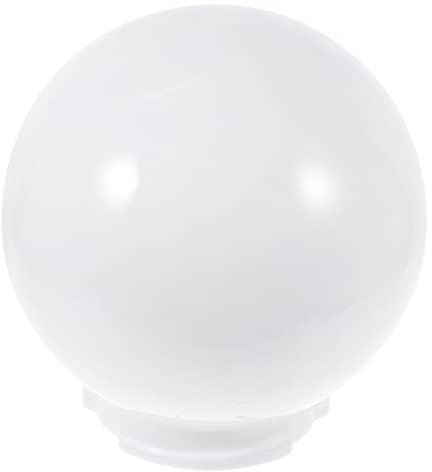 Luxshiny Ersatz-lampenschirm Aus Acryl Für Den Außenbereich Weiß Kugel-lichtabdeckung Für Kronleuchter