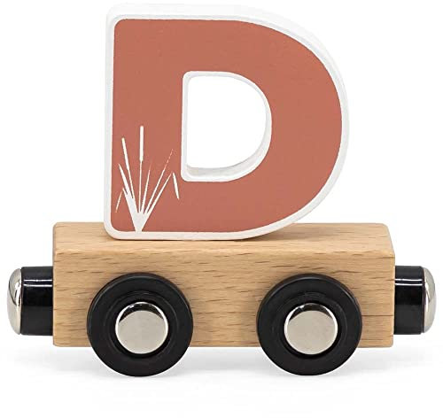 Elefantasie Buchstabenzug Namenszug Holzeisenbahn magnetisch Holzbuchstaben Wunschname zusammenstellen D bunt