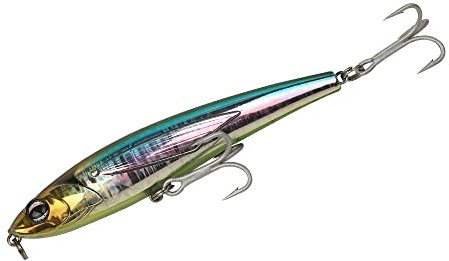 1pc 120mm 54g Pencil Fishing Lure Sinking Big Game Artificial Hard Bait 3X Hook for GT Tuna Sea Fishing Lures (Color : Color I)