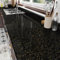 HotDecor Self Adhesive Black Marble Wallpaper Gloss Black Vinyl Wrap for Kitchen Worktop Washable Black and Gold Wallpaper Peel and Stick Bathroom Wallpaper Marble Sticky Back Plastic 60cm X 300cm