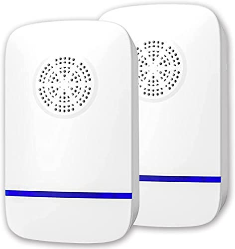 CELLUSTOP 2 Stück Mückenschutzstecker Ultraschall – Elektronische Schädlingsbekämpfung – Abwehr für den Innenbereich für Mücken, Mäuse, Kakerlaken, Spinnen, Insekten – Schädlingsbekämpfung