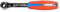 Mayhew Bestway B23800 Cushion Grip Ratchet Driver for 1/4-Inch Bits, Red