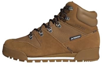adidas Herren Terrex Snowpitch Cold.RDY Hiking Shoes Wanderschuhe, Bronze Strata/Semi Impact Orange, 43 1/3 EU