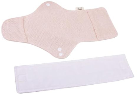 Gatuida 2stücke Wiederverwendbare Baumwoll-menstruationspads Waschbare Slipeinlagen Hochabsorbierend Und Tragbar Für Damen Menstruation