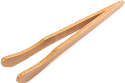SHOUKAII 2 Pcs B Teaware Pinces À Thé Pince À Toast en Bois Grille-Pain en Bois Bagel Bacon Squeezer S Thé Glacé Cuisine À Manger Outil Pinces Utiles Et Pratiques