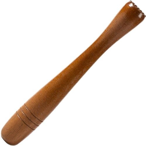 Tsffae Wooden Cocktails Ice Crusher Stylish Wooden Mojito Muddler Bar Tool Kitchen Cocktail Sticks Hammer Fruit Ice Crusher Accessories