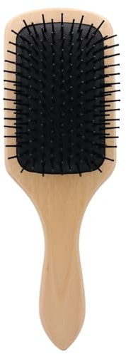 Kerargan - Große Naturbambusbürste - Entwirrt und reduziert Frizz - Umweltfreundlich und langlebig - Für alle Haartypen