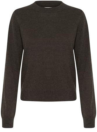 Part Two Damen Jaylynpw Female Relaxed Fit Long Sleeve Pullover, Chocolate Torte Melange, Medium