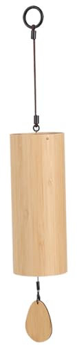 Bamboo Wind carillons pour l'extérieur, Les carillons éoliens en Bambou rétro de Vent de Vent Japonais aléatoire avec Un Pendule éolien apaisant Relaxant 16 Pouces de Bambou Carillon pour Jardin de j