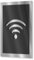 Urhome WLAN Internet Türschild aus V2A Edelstahl 160x110-250x175mm Schwarz - Piktogramm Schild rostfrei - Infoschild für Wand Tür Innen und Außen