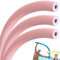 PLAYZOCO Churro de Piscina, Churro natación, Fideos Acuaticos, Fideo Espuma para Nadar, Flexible Apto para niños y Adultos, Flotadores para Piscina, 6 cm diámetro x 150 cm Largo, Rosa, 3 Unidades