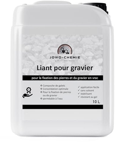Liant pour gravier/paillis (10L) - Liant pour gravier, paillis et paillis de toutes sortes - (12 m²-20 m²)