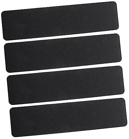Rutschfestes Sicherheitsband Treppen Rutschband aus PVC Schwarz 4 Stück