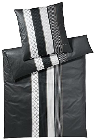 JOOP! Bettwäsche Cornflower Stripes deep Stone Bettbezug einzeln 135x200 cm