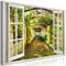 murando Wandbild Mega XXXL FensterblickEinteiliger XXL-Format Kunstdruck zur Selbstmontage Leinwandbilder moderne Bilder DIY Wanddekoration Wohnung Deko Fenster Pergola