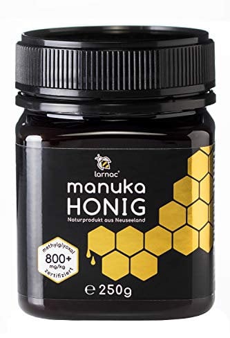 Larnac Manuka Honig MGO 800+ aus Neuseeland, 250g, Methylglyoxal zertifiziert