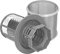 LUTH Premium Profi Parts - Filtro a setaccio a 3 livelli per lavastoviglie Compatibile con Bosch Siemens 00427903