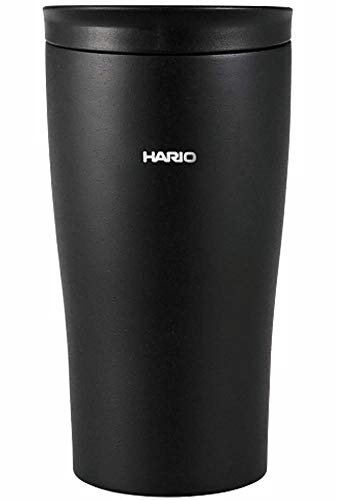 Hario Isolierbecher mit Deckel, Schwarz