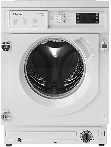 Hotpoint BI WMHG 91484 UK Built-in Washing Machine, 9kg load, 1400rpm, White