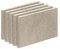 Vermiculite Platte Schamott-Ersatz für Kamin-Ofen Feuerraum Auskleidung SF600 500x300mm 30mm Stärke Temperaturbeständig bis 1100 °C mind. 600kg/m³ Rohdichte (x5)