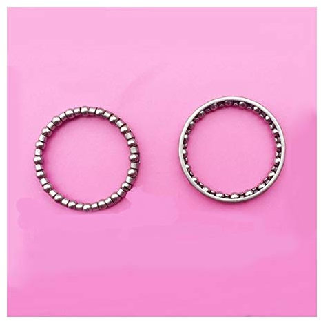 NO-LOGO Durable Bearing 8Pcs Federgabel Kugellager OD 40mm ABEC-1 Schüssel Set von Pearl Ball Bearing Zubehör for Fahrradlenker Bead Rahmen