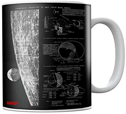 Nasa Geometric Lunar Perspective of Earth Mug