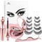 Magnetische Wimpern, Aikvigss Verbesserter Kit für magnetische Wimpern und Wimpern, magnetische Wimpern mit Eyeliner, falsche Wimpern 5 Paar mit Pinzette, einfach zu tragen