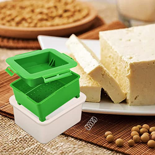 QGUQSSL Tofu Presse Pressform Käsepresse Entfernt Drainage Eingebaute Überschüssiges Wasser Sojabohnen Drücken Wasserentfernungswerkzeug für Zuhause (A)