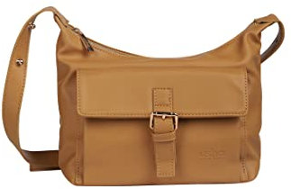 usha BLACK LABEL Damen Schultertasche, Kamel