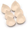 Douzi BH Pad Einsätze 3 Paar, BH Pads genäht gepolstert herausnehmbar für Sport-BH, Bikini, Unterwäsche Pad Einsätze-Beige-S