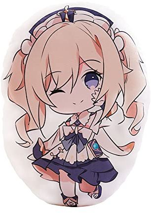 Anime-Spiel Barbara/Yoimiya/Bernstein/Kuki Shinobu/Mona Plüschpuppe Charaktere Plüsch Stofffigur Wurfkissen Dekor Weiches Kissen
