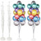 2 set di kit supporto per palloncini da tavolo,160 cm/63 pollici Supporto per bastoncini per palloncini con supporto Supporto Palloncino,Supporto Palloncino Balloon Tree Kit per matrimonio festa
