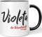 JUNIWORDS Tasse, Violeta, die Wundervolle, Schwarz (5308280)