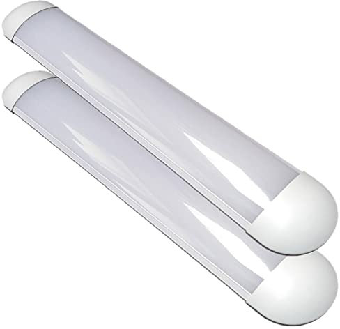 LED ATOMANT Pack 2x Pantalla Luminaria PLUS LED integrado 120cm 72W, Color Blanco Frio (6500K), 7200 lumenes