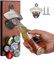 Magnetic Beer Bottle Opener with Catcher, Novelty Beer Gifts for Men Dad Husband Him, Cool Gadgets for Home Bar Accessories, Pub, Garden, Man Cave, Birthday Housewarming Presents