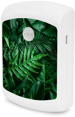 Talking Products, Bewegungsaktivierte Soundbox mit 2 Minuten aufgezeichneten entspannenden Naturgeräuschen, Vogelgezwitscher und beruhigender Musik. Klangtherapie und Schlafhilfe (Regenwald)